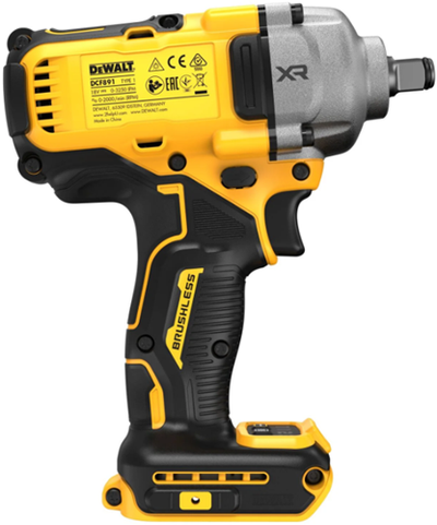 Avvitatore a percussione a batteria Dewalt dcf891n-xj | 18v| 1 2 | senza batterie e caricabatterie - dcf891n-xj