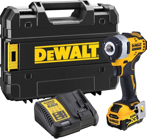 Llave de impacto inalámbrica Dewalt dcf903p1 | sin escobillas | 3 8 | 12v | 5,0 ah | en tstak - dcf903p1-qw