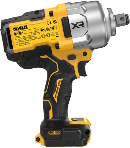 Dewalt DCF964N - Avvitatore a percussione a coppia elevata 18V XR 3 4 | senza batterie e caricabatterie - dcf964n-xj