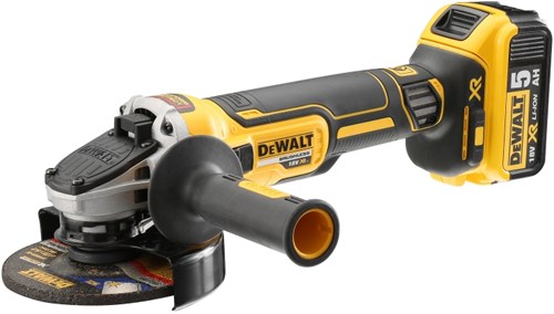 Smerigliatrice angolare a batteria Dewalt 125mm 18v 5.0ah