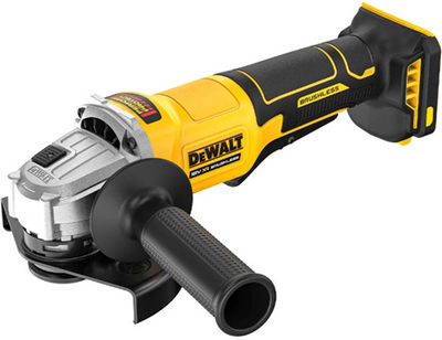 Smerigliatrice angolare a batteria Dewalt DCG408NT-XJ 18V XR | 125 mm | interruttore dell'uomo morto | senza batterie e caricabatterie in tstak - dcg408nt-xj