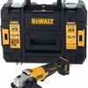 Dewalt dcg408nt-xj 18v xr accu haakse slijper | 125mm | dodemansschakelaar | zonder accu's en lader in tstak - dcg408nt-xj