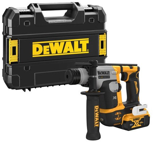 Taladro percutor inalámbrico Dewalt dch172nt | sds-plus | 18v xr | 16 mm | 1,4 años | excluido batería y cargador - dch172nt-xj