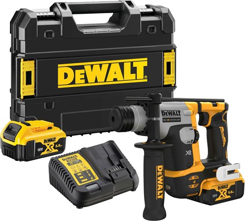 Trapano a percussione a batteria Dewalt dch172p2 | sds-plus | 2x5,0 Ah | 18v xr | 16 mm | 1,4 anni - dch172p2-qw