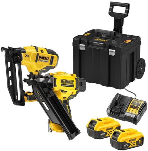 Dewalt dck246p2t-qw chiodatrice di finitura a batteria dcn660 e chiodatrice da costruzione dcn930 | 18 V 5,0 Ah in custodia mobile - dck246p2t-qw