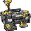 Set batterie Dewalt dck266p2t | dcd796 + dcf887 nel caso t-stak | Ioni di litio 18v 5.0ah - dck266p2t-qw
