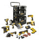 Dewalt dck853p4-qw | Set combinato batterie XR 18 V per 8 macchine in sistema robusto (4 batterie 5,0 Ah + caricabatterie DCB132) - dck853p4-qw