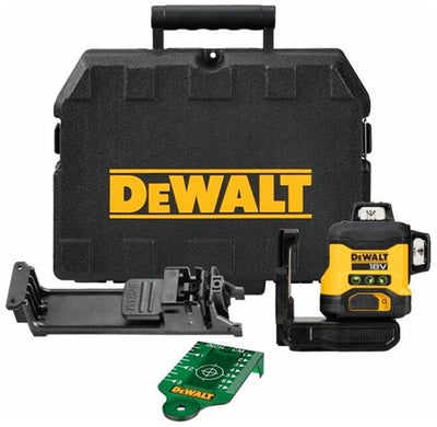 Laser a croce autolivellante Dewalt dcle34031n-xj | 3x360°| raggio verde | 18 volt | escl. batterie e caricabatterie - dcle34031n-xj
