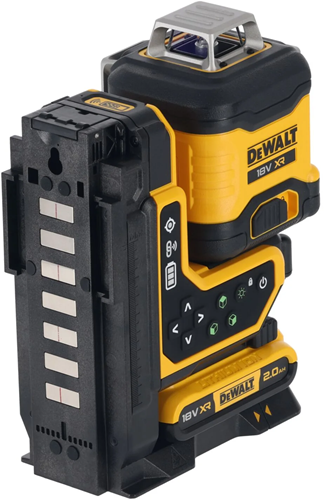 Láser de líneas cruzadas Dewalt dcle34035d1-qw | 3x360° | rayo verde | + control remoto | 18 voltios | 2.0ah li-ion + cargador - dcle34035d1-qw