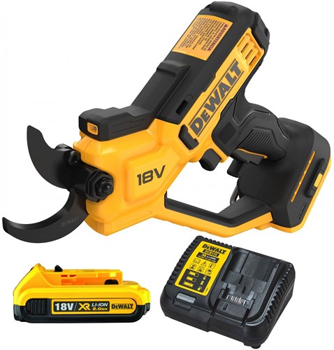 Forbici da potatura a batteria Dewalt dcmpp568d1-qw | 18v xr | inclusi 2.0ah e batteria - dcmpp568d1-qw