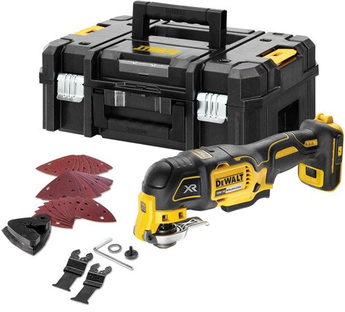 Dewalt dcs356nt-xj | Multiutensile oscillante 18 V | senza batterie e caricabatterie in custodia T-stak - dcs356nt-xj