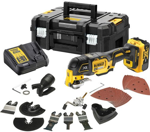 Multiherramienta oscilante Dewalt DCS356P1 | 18v | 5.0ah | Li-ion en tstak - suministrado con 1 batería - dcs356p1