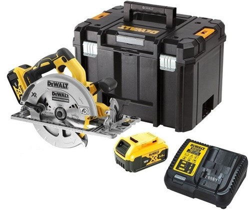 Dewalt dcs572p2 | accu cirkelzaag | xr | flexvolt | 18 v | 5,0ah | li-ion | 184 mm - dcs572p2-qw