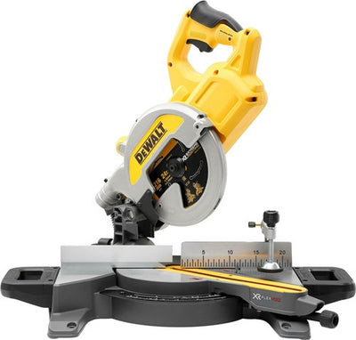 Sierra tronzadora e ingletadora inalámbrica Dewalt dcs777n-xj xr flexvolt 216 mm | sin baterías ni cargador - dcs777n-xj