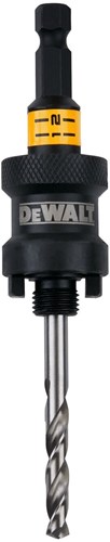 Accessori Dewalt adattatore a connessione rapida dewalt dt20626-qz | 38''| per seghe a tazza da 14-30 mm | con punta da centro multimateriale - dt20626-qz