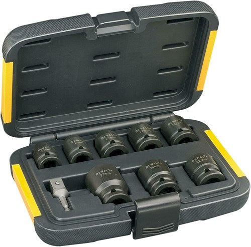 Set di bussole per avvitatori ad impulsi Dewalt DT7507-QZ 9 pezzi. -dt7507-qz