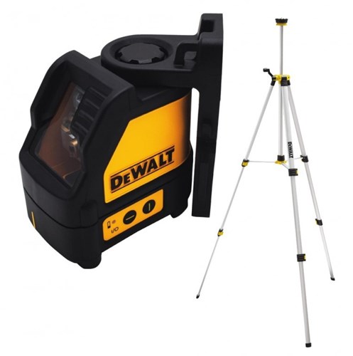 Dewalt dw088cgtri | kruislijnlaser groen 15m + statief - dw088cgtri