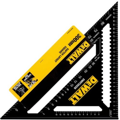 Dewalt dwht25228-0 triangolo da costruzione | quadrato della velocità | 300 mm | metrico - dwht25228-0
