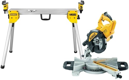 Sega trasversale Dewalt dws774set ​​| 216mm 1400w | + base de7033 - dws774set
