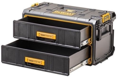 Dewalt dwst83529-1 | sistema resistente 2.0 | valigia con 2 cassetti - dwst83529-1
