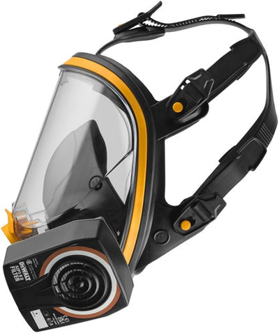 Dewalt dxir1ffmla2p3 maschera integrale leggera riutilizzabile con filtri a2p3 | taglia l - dxir1ffmla2p3