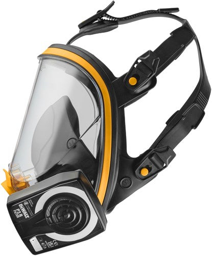 Mascarilla facial completa reutilizable ligera Dewalt dxir1ffmmp3 con filtros p3 | talla m - dxir1ffmmp3