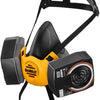Dewalt dxir1hmla2p3 lichtgewicht halfgelaatsmasker met a2p3 filters | maat l - dxir1hmla2p3