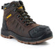 Zapato de seguridad Dewalt Hadley S3 | ws | alto | marrón | talla 42 - hadl05420