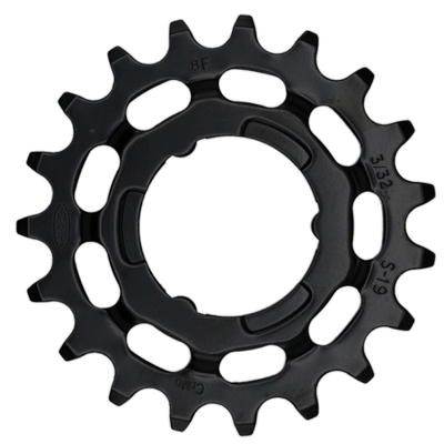 KMC Gear R Shimano 19t Chromoly Black 3 32