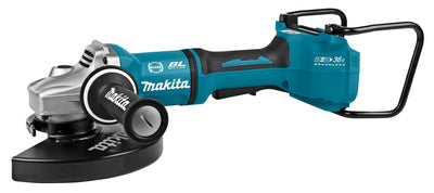Amoladora angular a batería Makita 230mm 2x18v desnuda (aws)
