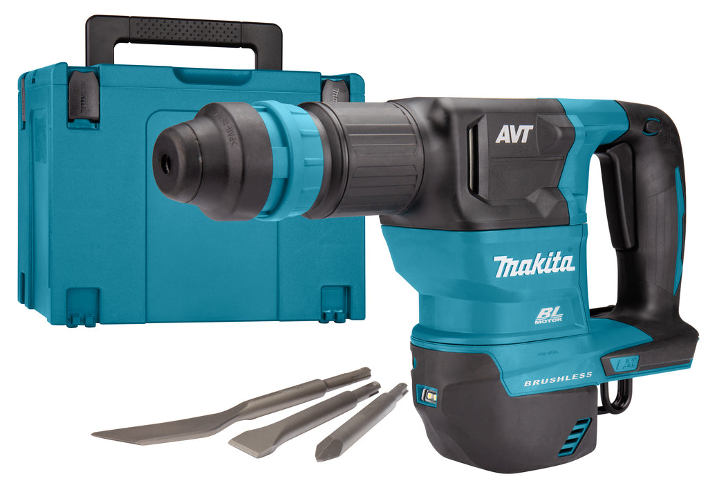 Martillo demoledor (raspador) a batería makita dhk180zj 18v - sin baterías ni cargador - dhk180zj