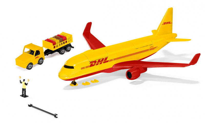 Aereo cargo Siku DHL con accessori