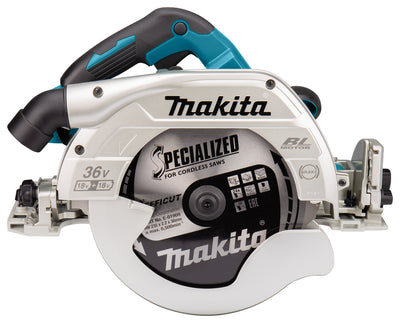 Makita dhs900pt2 | 2x18 v | cirkelzaag | 235 mm | 5,0 ah accu (2 st) | duo snellader | in koffer
