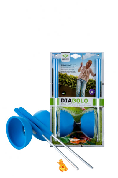 Bastoncini in metallo e gomma per diabolo Angeltoys (blu)