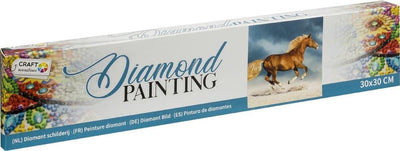 Bongerers Toy Diamond Diamond Pintura - Caballo - 30x30 cm