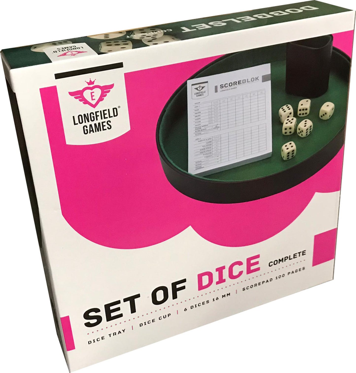 Set di dadi da poker Longfield completo