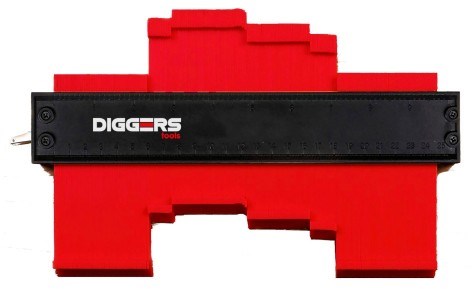 Ayuda para marcar excavadoras 12x12 cm - dig739