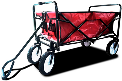 Carro de jardín plegable para excavadoras - carro de mano | rojo - dig138