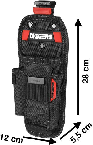 Diggers quick klik grote tangen opbergtas - dk637