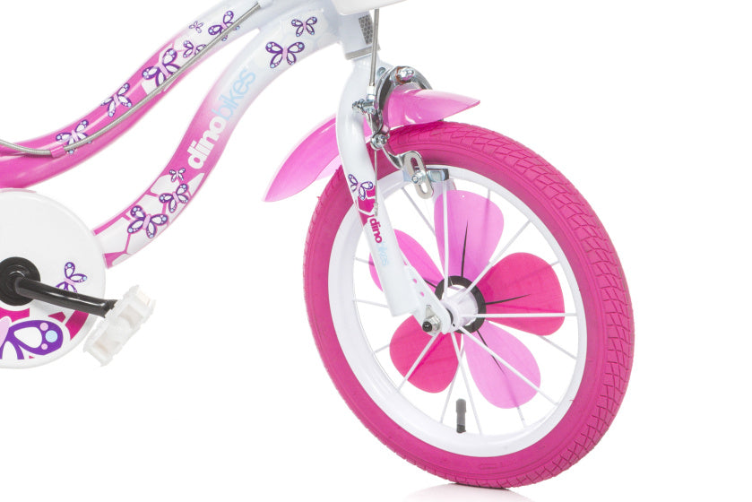 Dino Flappy 14 pulgadas de 24 cm Girls Pinting Pinga blanca Pink