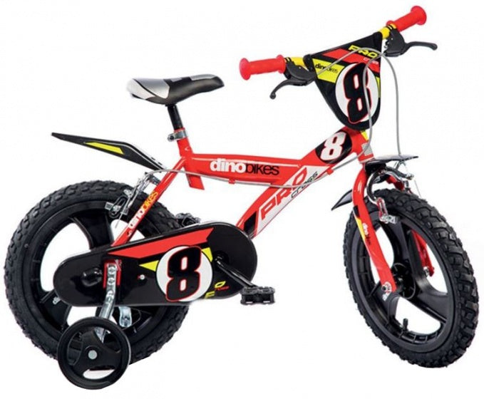 Dino Cross 14 pollici 24 cm ragazzi pizzicano rosso nero