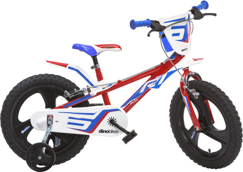 Dino r1 14 inch 24 cm jongens knijprem rood