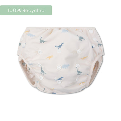 Dino | Pañal de natación lavable con multicolor
