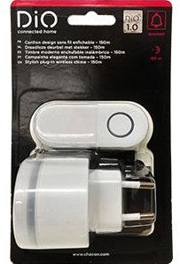 Set campanello senza fili Dio plug-in design mini 150 m - 6960404