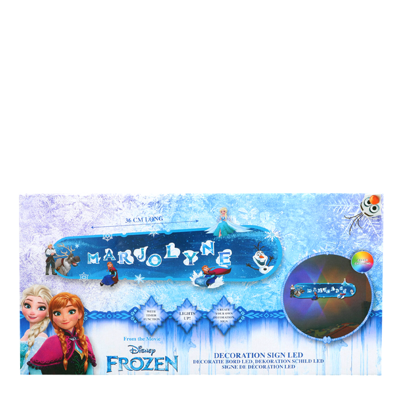 Insegna decorativa Disney LED Frozen