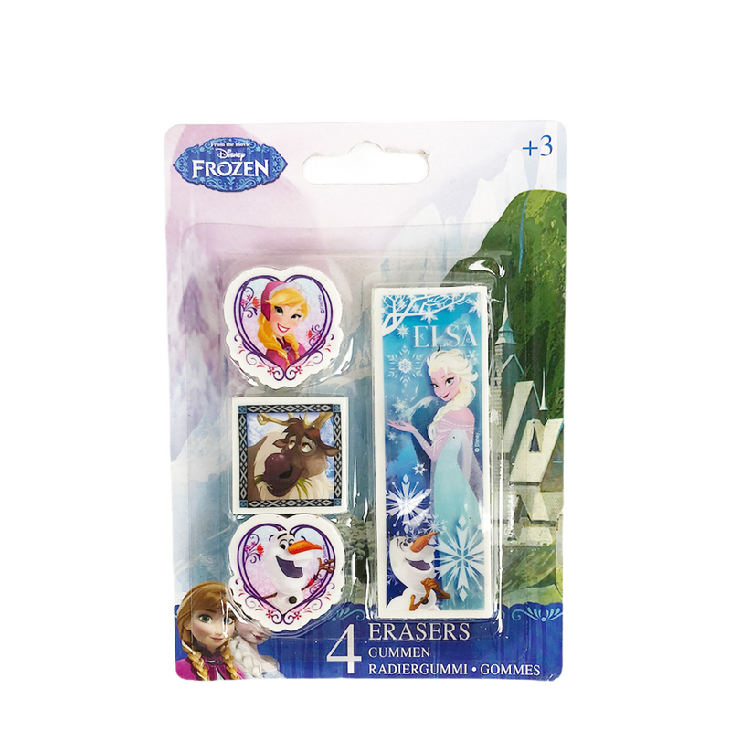 Gomme Disney Frozen 4 pezzi