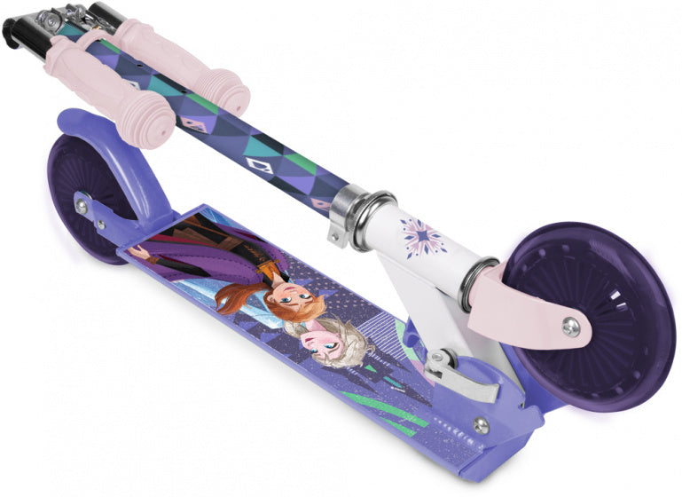 Disney Frozen 2 bambini a 2 ruote Step Girls Alluminio viola