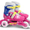 Minnie Mouse inlineskates hardboot wit blauw maat 27 30