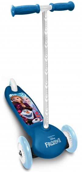 Disney Frozen 3 Wheel Kids Step Girls Brake Blu Blue