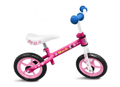 Balance de bicicleta Minnie Mouse 10 pulgadas chicas rosa blanca